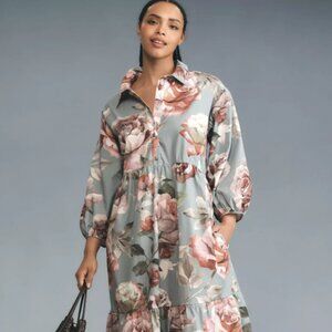 Loverly Grey x Anthropologie The Bettina Shirt Dress by Maeve